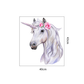 Wandaufkleber für das Kinderzimmer Unicorn illustration