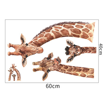 Wandaufkleber für das Kinderzimmer Cute giraffes