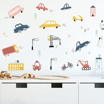 Wandaufkleber für das Kinderzimmer Kids cars