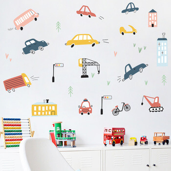Wandaufkleber für das Kinderzimmer Kids cars