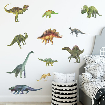 Wandaufkleber für das Kinderzimmer Dinosaurs - 60x30 cm