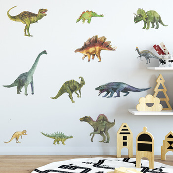 Wandaufkleber für das Kinderzimmer Dinosaurs - 60x30 cm