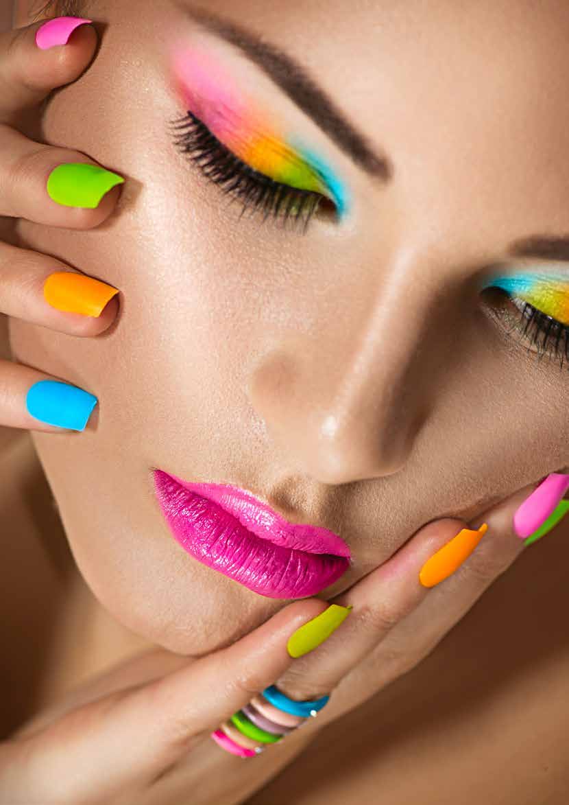 Porträt mit kräftigen Farben und Hauttönen aus dem High-Chroma-Katalog